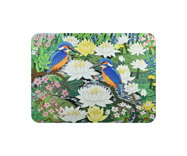 Kingfishers and Waterlilies Placemats (set of 4)