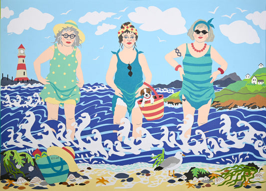 Art Print - Ladies Wave the Rules - Beach Series