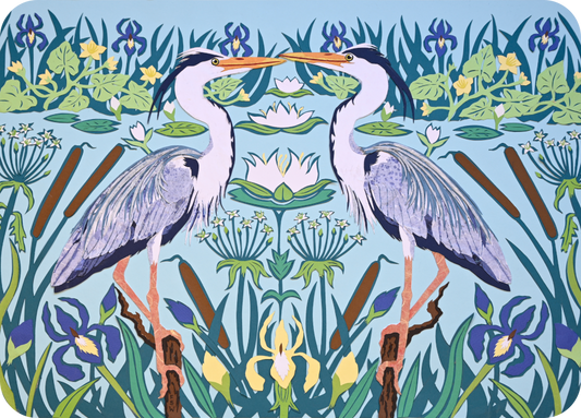Perching Herons Placemat
