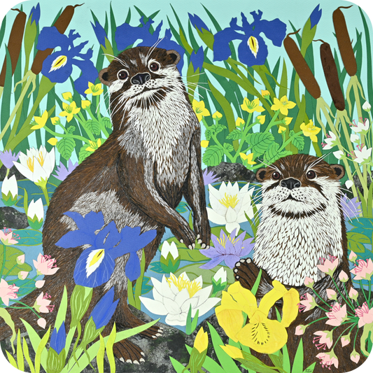 Playful Otters Coaster