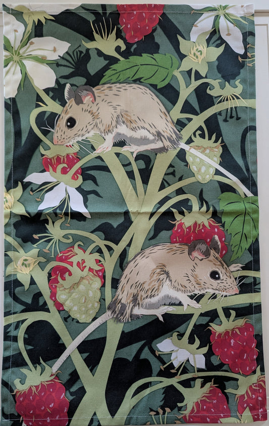 Woodmice with Raspberries Apron