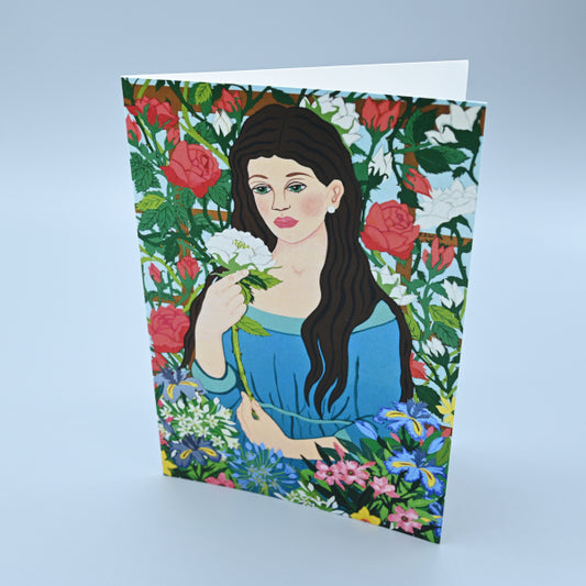 Greeting Card - "Fioraia" The Flower Girl