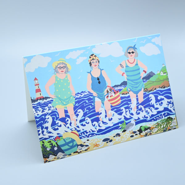 Greeting Card - Ladies Wave the Rules