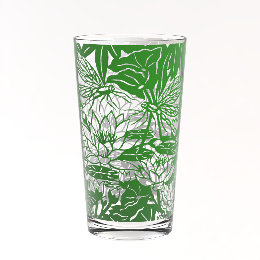 Dragonflies Conical Pint Glass