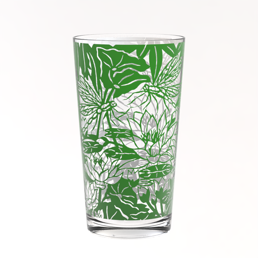 Dragonflies Conical Pint Glass