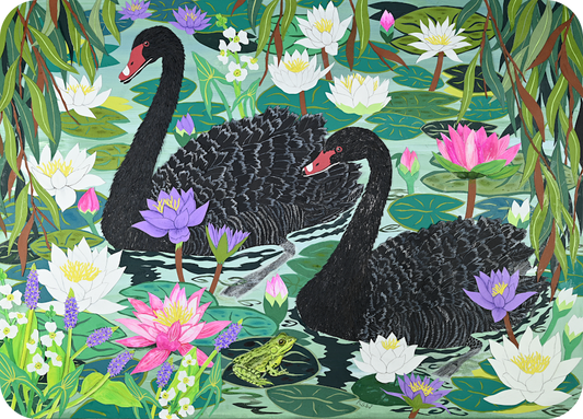 Black Swans Placemats (set of 4)