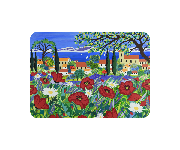 Mediterranean Poppies Placemats (set of 4)
