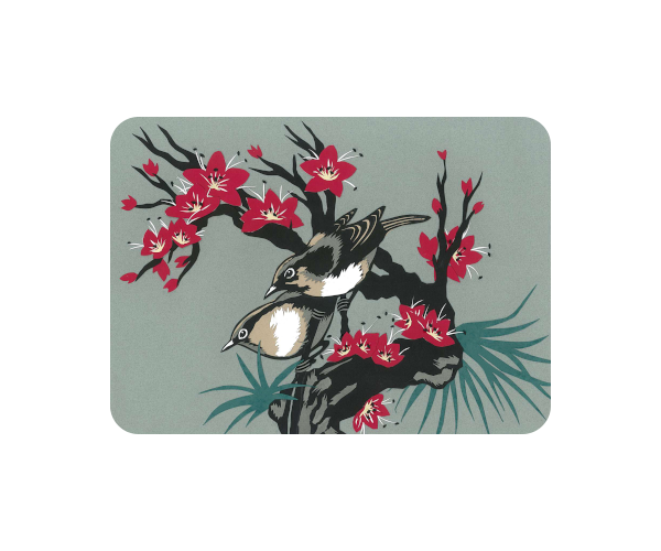 Oriental Blossom with Birds Placemats (set of 4)