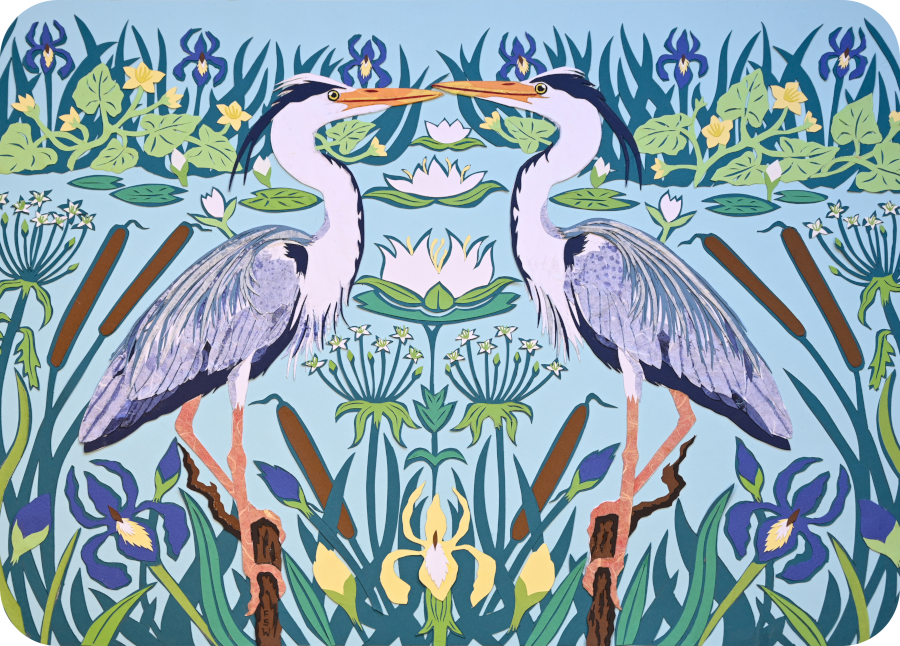 Perching Herons Placemats (set of 4)