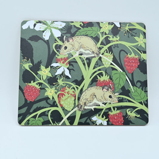 Woodmice with Raspberries Placemats (set of 2)